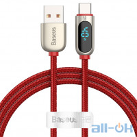 Кабель BASEUS Type-C Display Fast Charging Data Cable (CATSK-09) Red