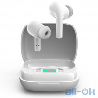 Навушники JOYROOM TWS Earphone With LED Display JR-TL6 White