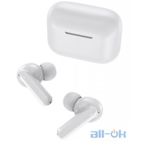 Навушники TWS ("повністю бездротові") QCY T10 White