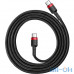 Кабель USB Type-C Baseus Cafule Series Type-C PD2.0 60W Flash Charge Cable 20V 3A 1m Red Black (CATKLF-G91) — інтернет магазин All-Ok. фото 2