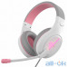 Комп'ютерна гарнітура MeeTion Gaming Backlit MT-HP021 White-Pink — інтернет магазин All-Ok. фото 1