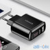 Мережевий зарядний пристрій USAMS US-CC085 T23 QC3.0 + PD3.0 Digital Display Fast Charger 18W Black — інтернет магазин All-Ok. фото 3