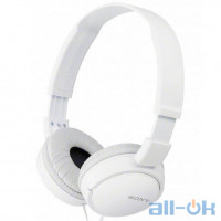Навушники з мікрофоном Sony MDR-ZX110AP White UA UCRF