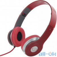 Навушники без мікрофона Esperanza EH145R Red UA UCRF