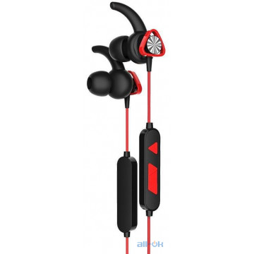 Навушники з мікрофоном ASPOR A612 Black Red UA UCRF