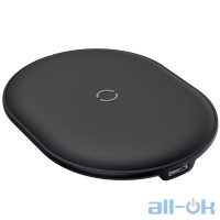Бездротовий зарядний пристрій Baseus Cobble Wireless Charger 15W Black (WXYS-01)