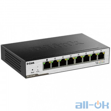 Комутатор Smart D-Link DGS-1100-08PD UA UCRF