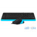Комплект (клавіатура + миша) A4Tech Fstyler F1010 Black/Blue UA UCRF — інтернет магазин All-Ok. фото 3