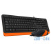 Комплект (клавіатура + миша) A4Tech Fstyler F1010 Black/Orange UA UCRF — інтернет магазин All-Ok. фото 2