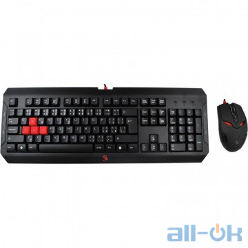 Комплект (клавіатура + миша) A4Tech Q1100 UA UCRF