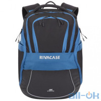 Рюкзак міський Rivacase 5225 Black/Blue