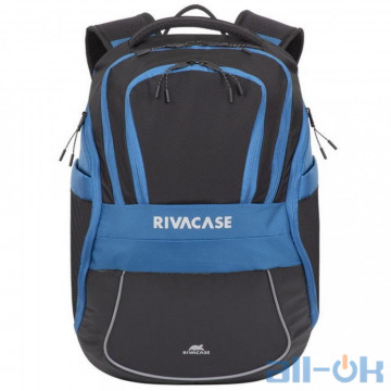 Рюкзак міський Rivacase 5225 Black/Blue