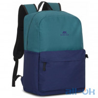 Рюкзак міський Rivacase 5560 Aquamarine/Cobalt Blue