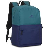 Рюкзак міський Rivacase 5560 Aquamarine/Cobalt Blue