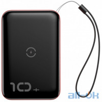 Зовнішній акумулятор (Power Bank) Baseus Wireless Charger Mini S Bracket 10000mAh Black (PPXFF10W-19)