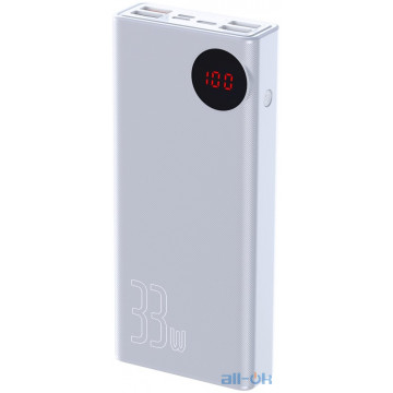 Зовнішній акумулятор (Power Bank) Baseus Mulight White (PPMY-02)