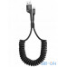 Кабель USB Type-C Baseus Fish Eye Spring USB to Type-C Black 1m (CATSR-01) — інтернет магазин All-Ok. фото 1