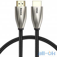 Кабель Baseus Horizontal HDMI 1m Silver/Black (CADSP-A01)
