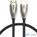 Кабель Baseus Horizontal HDMI 1m Silver/Black (CADSP-A01) — інтернет магазин All-Ok. фото 1