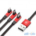 Кабель Micro USB/Lightning/USB Type-C Baseus MVP 3 in 1 Mobile Game Cable USB For MicroUSB+Lightning+Type-C 3.5A 1.2M Red (CAMLT-WZ09) — інтернет магазин All-Ok. фото 1