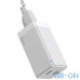 Мережевий зарядний пристрій Baseus GaN2 Q.Charger C+C 45W With Mini Cable White (CCGAN-M02) — інтернет магазин All-Ok. фото 2