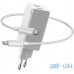 Мережевий зарядний пристрій Baseus GaN2 Q.Charger C+C 45W With Mini Cable White (CCGAN-M02) — інтернет магазин All-Ok. фото 1