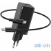 Мережевий зарядний пристрій Baseus GaN2 Q.Charger C+C 45W With Mini Cable Black (CCGAN-M01) — інтернет магазин All-Ok. фото 3
