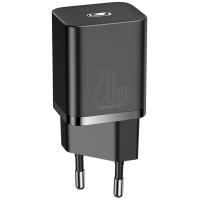 Мережевий зарядний пристрій Baseus Super Si Quick Charger 20W Sets Black (CCSUP-B01)