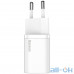 Мережевий зарядний пристрій Baseus Super Si Quick Charger White with Type-C - Lightning Cable (TZCCSUP-B02) — інтернет магазин All-Ok. фото 2