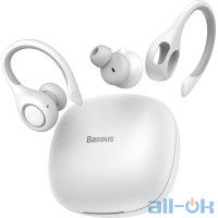 Навушники TWS ("повністю бездротові") Baseus W17 Bluetooth White (NGW17-02)