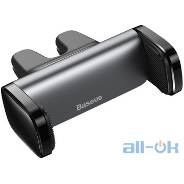 Автомобільний тримач для смартфона Baseus Steel Cannon Air Outlet Car Mount Black (SUGP-01)