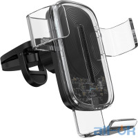 Тримач для смартфона Baseus Explore Wireless Charger Gravity Car Mount 15W Transparent (WXYL-K02)
