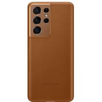 Чохол Samsung Leather Cover для Samsung Galaxy S21 Ultra (EF-VG998LAEGRU) Brown