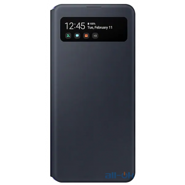 Чохол Samsung S View Wallet Cover для Samsung A415 (EF-EA415PBEGRU) Black