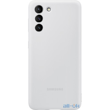 Чохол Samsung Silicone Cover для Samsung Galaxy S21 Plus (EF-PG996TJEGRU) Light Gray