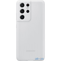 Чохол Samsung Silicone Cover для Samsung Galaxy S21 Ultra (EF-PG998TJEGRU) Light Gray