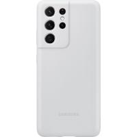 Чохол Samsung Silicone Cover для Samsung Galaxy S21 Ultra (EF-PG998TJEGRU) Light Gray