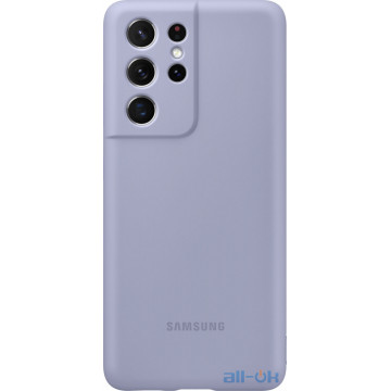 Чохол Samsung Silicone Cover для Samsung Galaxy S21 Ultra (EF-PG998TVEGRU) Violet