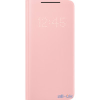Чохол-книжка Samsung LED View Cover для Samsung Galaxy S21  (EF-NG991PPEGRU) Pink