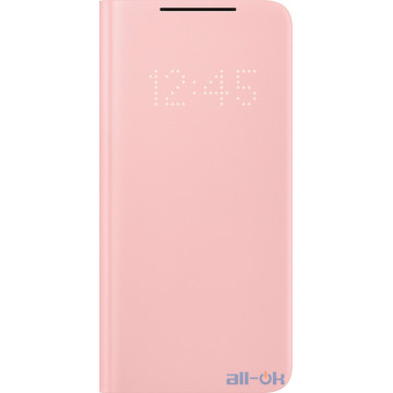 Чохол-книжка Samsung LED View Cover для Samsung Galaxy S21 Plus (EF-NG996PPEGRU) Pink 