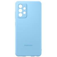Чехол  Silicone Cover для Samsung Galaxy A52 (A525) EF-PA525TLEGRU Blue