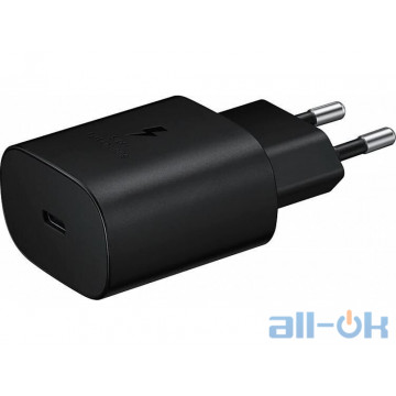 Зарядний пристрій Samsung EP-TA800NBEGRU 25W Travel Adapter Black