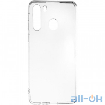 Чохол Ultra Thin Air Case для Samsung A215 (A21) Transparent