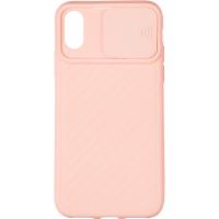 Чохол Carbon Camera Air Case для iPhone X/XS Pink