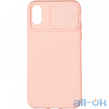 Чохол Carbon Camera Air Case для iPhone X/XS Pink