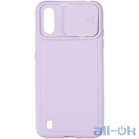 Чохол Carbon Camera Air Case для Samsung A015 (A01) Violet