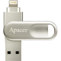 Флешка Apacer 32 GB AH790 Lightning Dual USB 3.1 Silver (AP32GAH790S-1)
