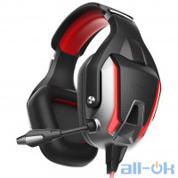 Навушники ONIKUMA Gaming with LED K15 Black-Red