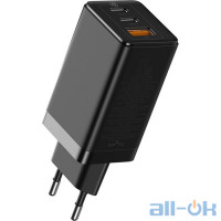 Мережевий зарядний пристрій Baseus GaN2 Pro Quick Charger Black (CCGAN2P-B01)