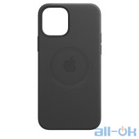 Чохол для смартфону Apple iPhone 12 mini Leather Case with MagSafe - Black (MHKA3)